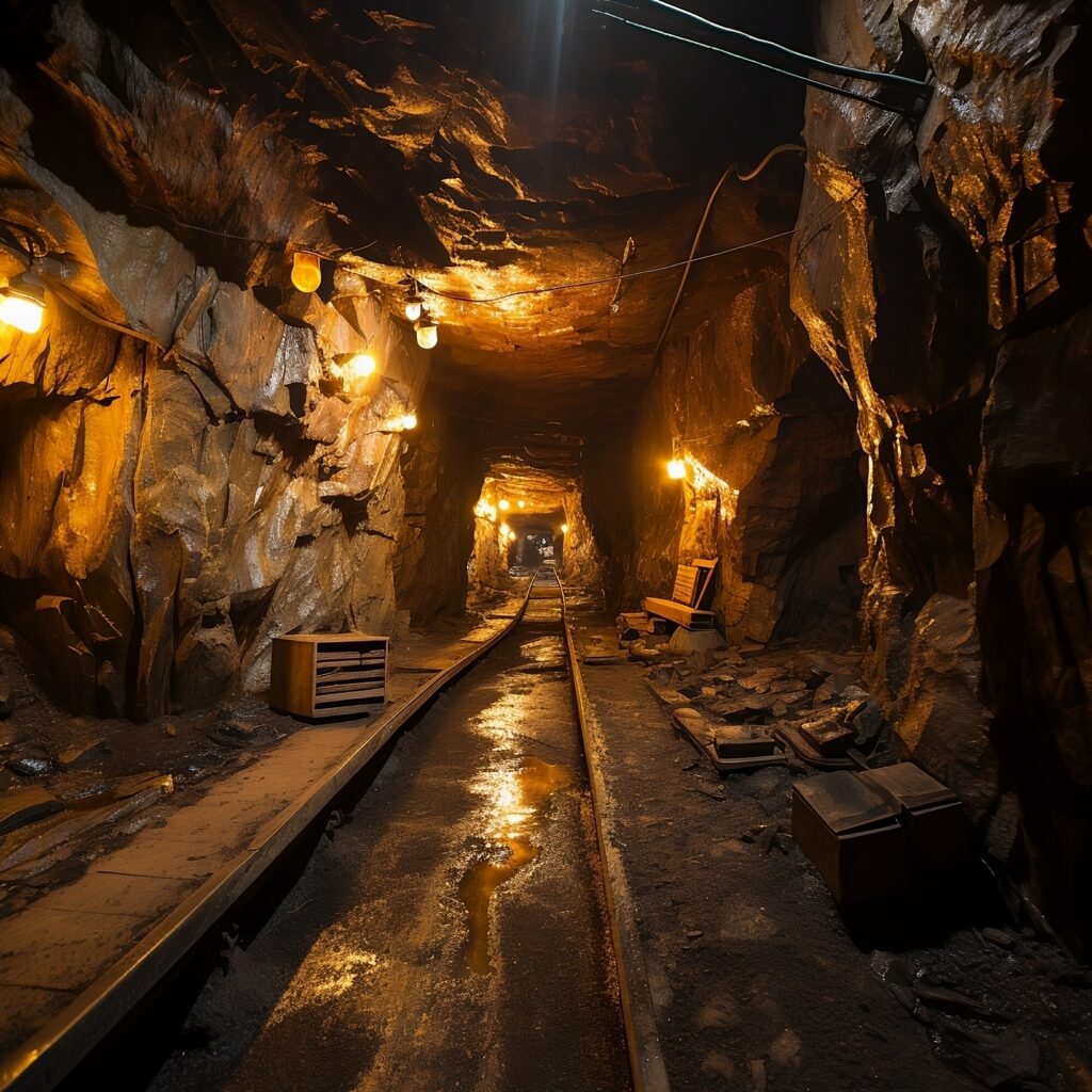 A gold mine under ground