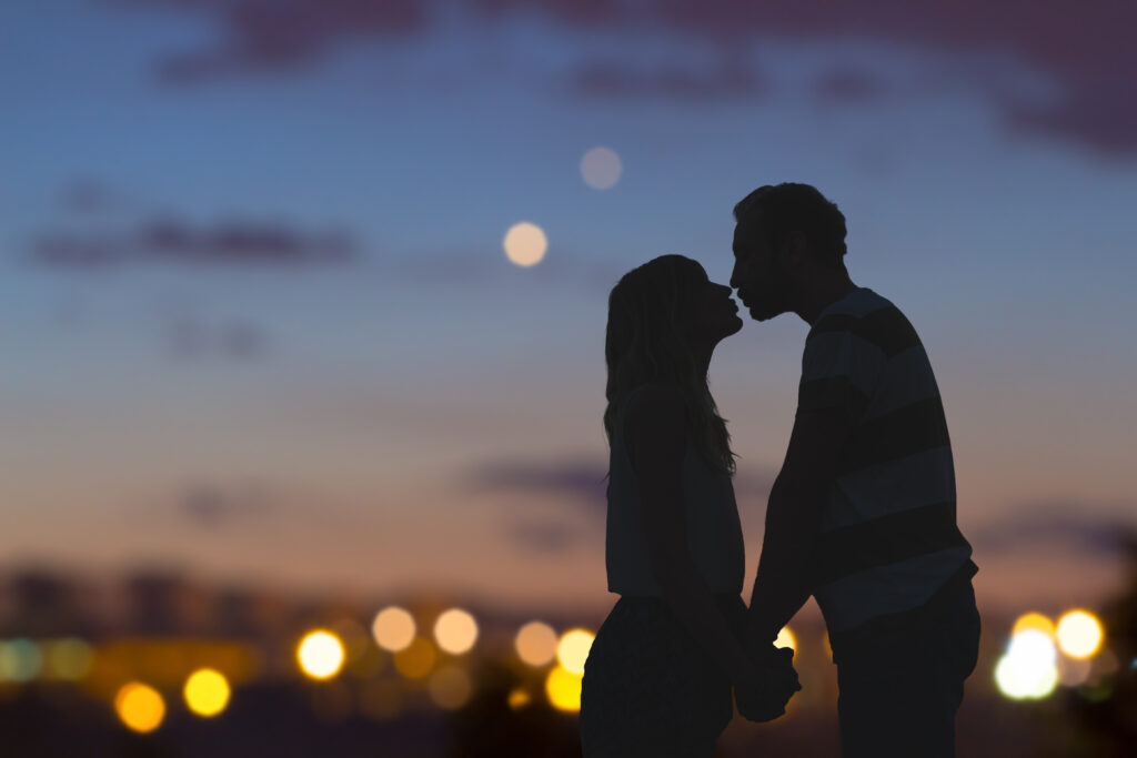 Romantic date at a Dahlonega vineyard.